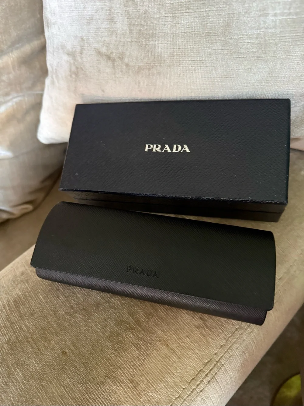 Prada VPR 21S USH 101 Burgundy Red Tortoise Eyeglass Frames 51-19-140 w/Box/Cas